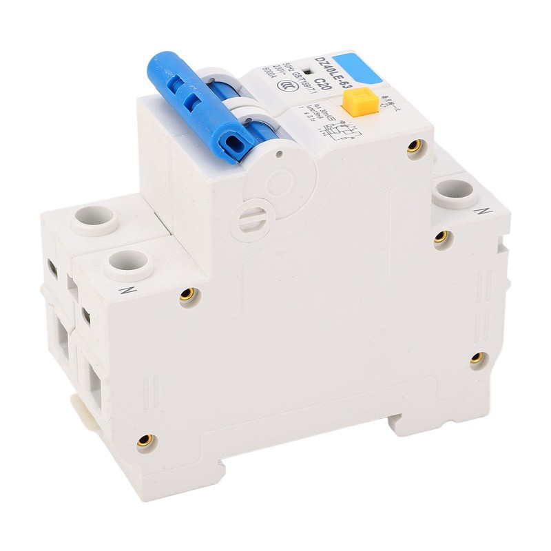 Air Circuit Breaker with Leakage Protector Dual Handle DIN Rail