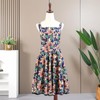 Floral Kitchen Cooking Aprons, Apron Dress Soft Chef Apron for