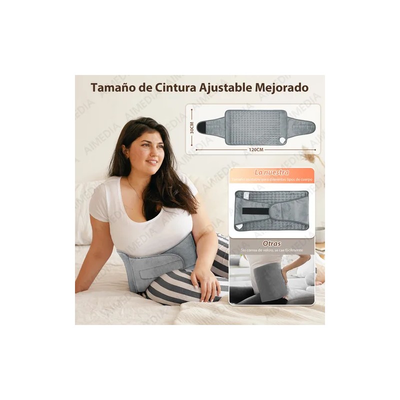 Almohadilla Térmica Eléctrica Calefaccion Colico Menstruales