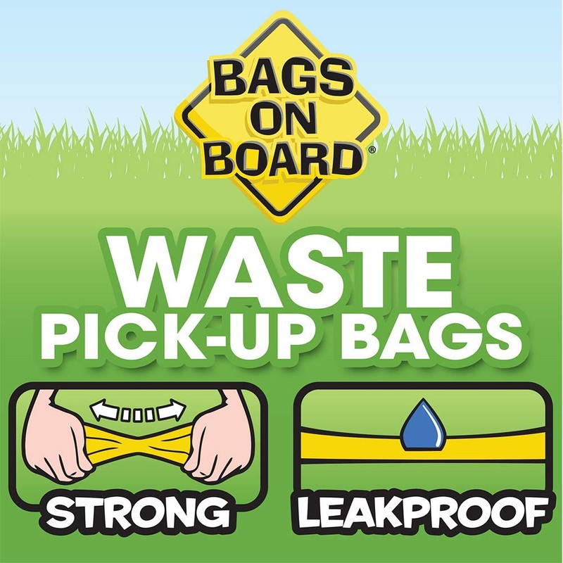 Bags on Board Dog Poo Pick-Up Bone Dispenser and Refill