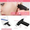 Evatage Professional Ear Piercing Gun Kit, Reusable with Stainless Steel