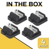 Powrocket Floor Mounting Base for Mini Split Air Conditioner,4 Pack
