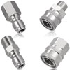 2 Sets NPT 3/8 Inch Pressure Washer Coupler Quick Connect