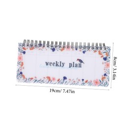 Gadpiparty Multi Function Household Planner Binder Portable Writing Notebook for Daily Agendas Creative Sketching Goal Tracking for Students Teens Home Organization