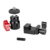 CAMVATE Mini Ball Head with NATO Clamp for 1/4"-20 DSLR