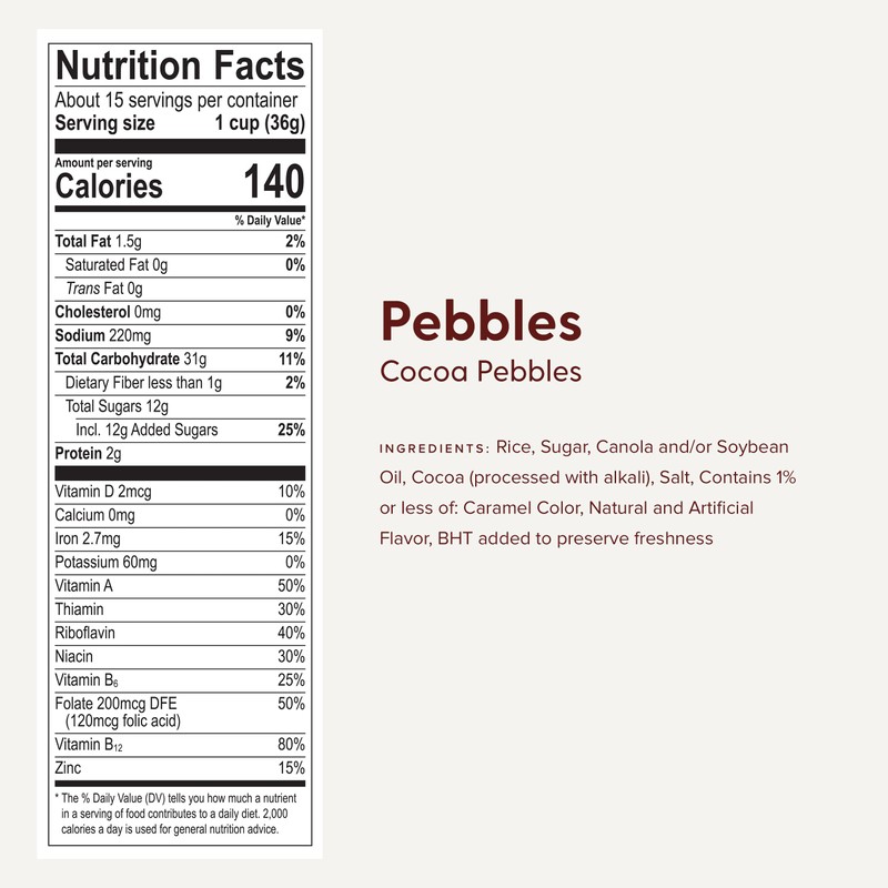 Post Fruity Pebbles and Cocoa Pebbles Family Size Variety Pack