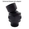 TIEXYE Shower Head Swivel Ball Adapter (Universal Component), Solid Brass