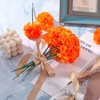 Syhood 50 Pcs Marigold Flower Heads Bulk Mexican Party Decorations