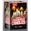 Hyoola Emergency Candles, White Short Tapers, Unscented Emergency Candle for