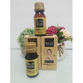 Gluta White 2 Pack Gluta White Double SERUM Wiith  Glutathione & Collagen 60ml Expires 07/25