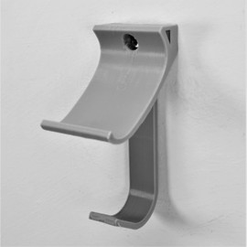 3D Cabin Product Compatible with Google Stadia Controller Wall Bracket Wall Mount With Headphone Hanger Holder (Grey)