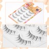 False Eyelashes, Natural, Transparent Band, Handmade, Upper Eyelashes, Ultra Lightweight,