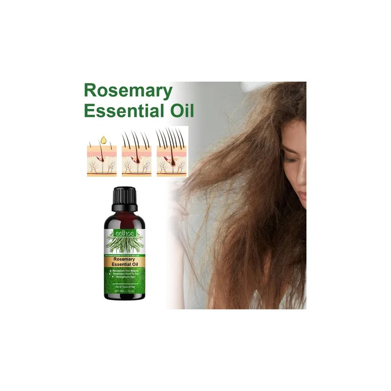 Aceite Esencial De Romero Para El Crecimiento Del Cabello