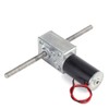 Worm Gear Motor M8 Double Right Hand Thread Dual Shaft