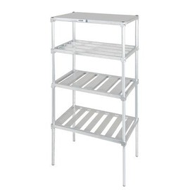Channel BA2060 Adjustable Shelving, T-bar Shelves, 60" W x 20" D x 72" H, 900 lbs. Capacity, Rust-Proof, Aluminum Construction, Ideal for Freezers, Refrigerators and Dry Storage