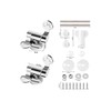 1 Sets Toilet Seat Hinge Zinc Alloy Toilet Lid Hinges,