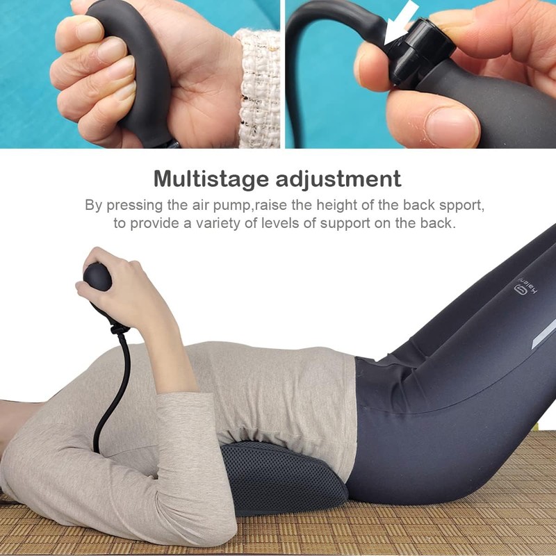 awave bloom Inflatable Lumbar Support Pillow for Car Seat and
