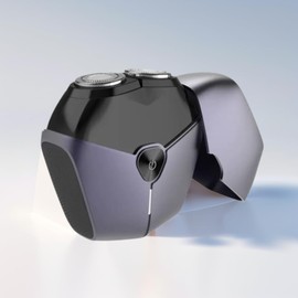 OUGEER Electric Razor for Men, 4D Rotary Shaver, Wet/Dry Cordless Rechargeable Waterproof，Mini Handheld Shaver, Compact Shape, Portable