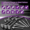 Stone Carving Set Diamond Grinding Bit Compatible with Dremel, 52Pcs