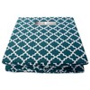 DII Cubo reticulado de poliéster, Lattice Teal, 13" Large Cube,