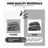 HDBUBALUS White Hard Saddle Bag Lid Bra Covers For Harley