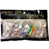 Set of 10 Clever Handy General Purpose Single Hook Multi-Color