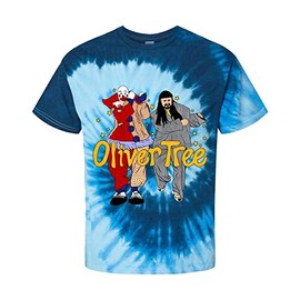 Oliver Tree Miss You Clown Tie Dye T-Shirt, Blue