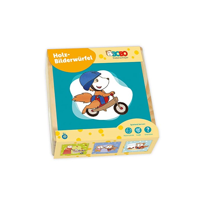Trötsch Bobo Siebenschläfer Picture Cube Puzzle: in Practical Sliding Box
