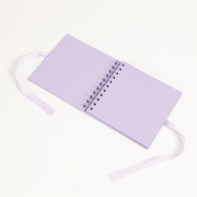 Scrapbook Photo Album Spiral Bound for Wedding Couple Travel Memory