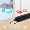 Comfyanno 36” Weighted Under Door Draft Stopper, Fits Front, Bedroom,