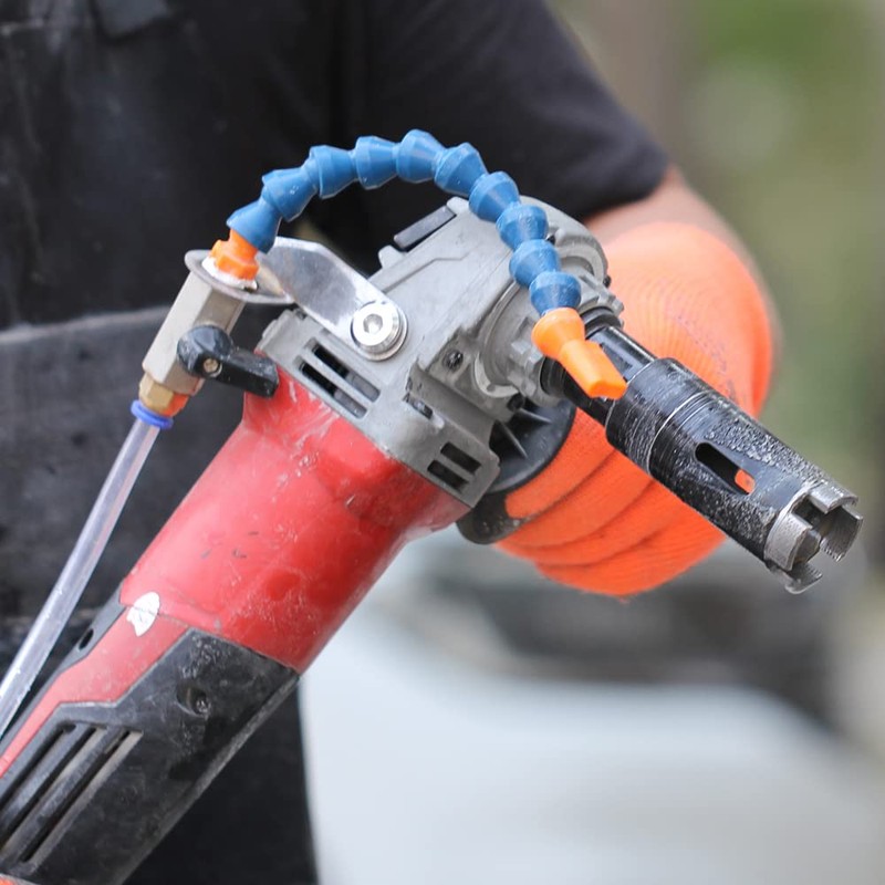 Raizi Angle Grinder Water Attachments Water Pump and Bracket with