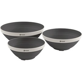 Outwell Collaps Bowl Set of 3 Foldable Bowls Navy Night