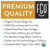 FGO Organic Turmeric Ginger Tea - Eco-Conscious Tea Bags -