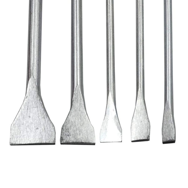 DGOL 8 Sizes Leather Craft Slot Punches Cutter Straight Electroplated