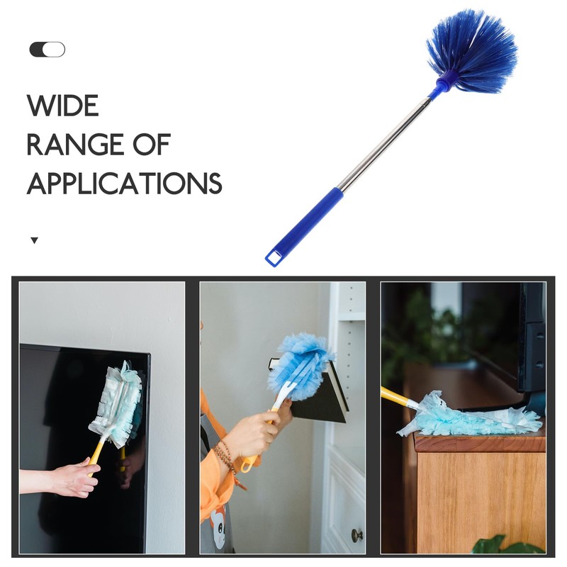 Holibanna Spider Web Duster with Extendable Handle Efficient Cobweb Brush