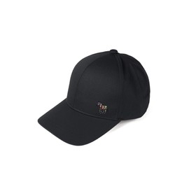 Paul Smith Sports Stripe Zebra One Point Base Cap Sports Stripe Zebra with Shop Bag 100306 290306 987C (Black)