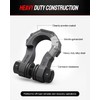 DAYDOOR 3/4" D Ring Shackles, Heavy Duty D Ring Shackles