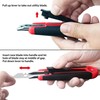 XW Self Retracting Safety Utility Knife, Auto Retractable Box Cutter