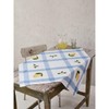 Permin Tablecloth Cross Stitch Embroidery Kit Lemon and Flowers Counted