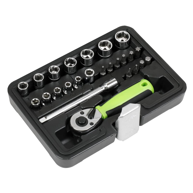 Sealey 1/4" Sq Drive Socket Set - Metric 25pc S01233