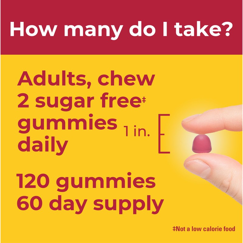 Nature Made Zero Sugar Hair Skin Nails Gummies, Biotin 2500