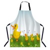 BGBDEIA Happy Duck Apron Adjustable Neck Bib Apron for Men