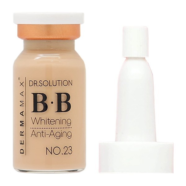 DERMAMAX BB Serum Glow | Ampoules for BB Treatment | Ideal for Microneedling and Dermaroller Treatment | No. 21 | NO.23 | C.C | Pink | Choko | Camel | Peach | 8 ml Each (No. 23)