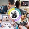 ASHATA A859 USB 2.0 HD Webcam, 12M Píxeles Clip-on USB