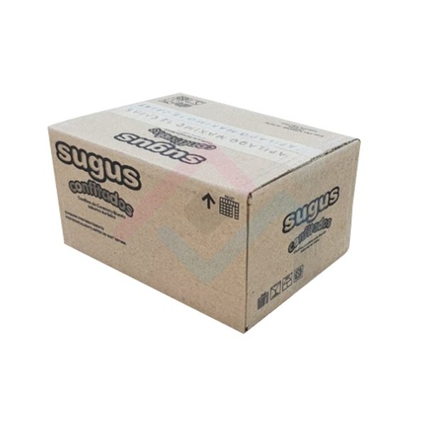 Sugus Confitados Hard Candy with Soft Interior Wholesale Bulk Box, 50 g / 1.8 oz box (box of 30)