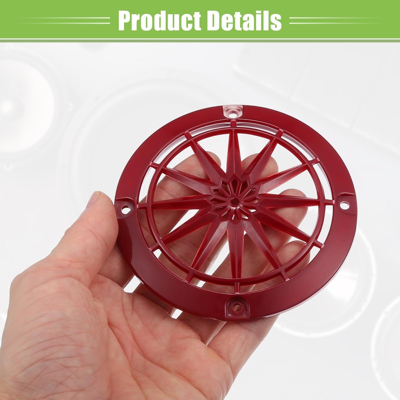 A ABSOPRO 4 Pcs 3" Car Speaker Grille Cover Round