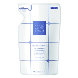 ONE BY Kose The Water Mate High Moisturizing Lotion, Hyaluronic Acid, Ceramide, Pores, Drying, Refill, 5.1 fl oz (150 ml)