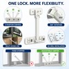 Adjustable Window Safety Lock, Multifunctional Child Door & Sliding Window