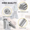 FOMGIIN Countersunk Screws Stainless Steel M5 x 10 mm, Pack