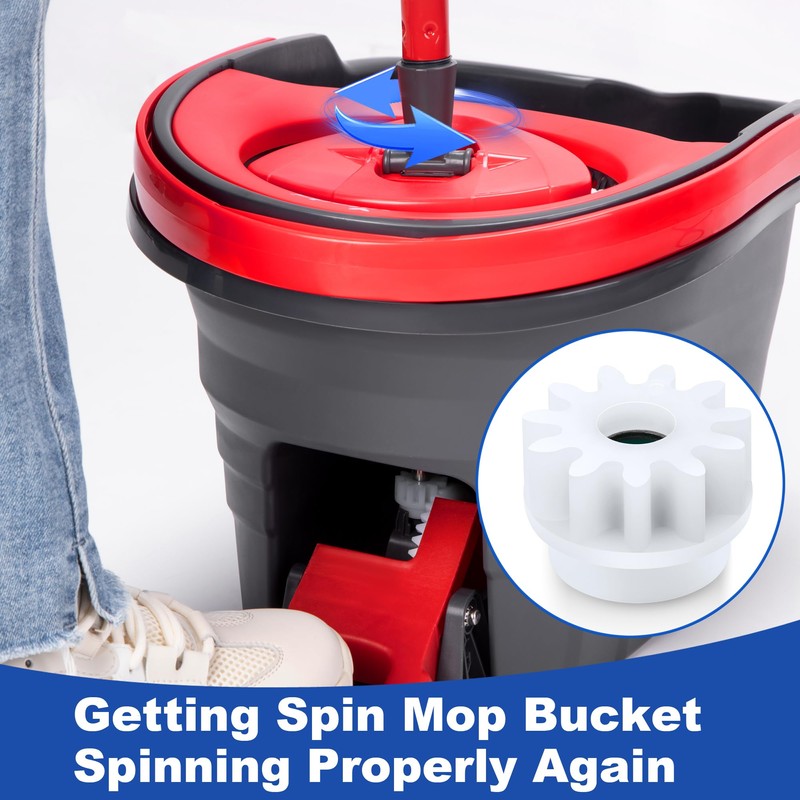 Spin Mop Bucket Replacement Gear Compatible with O Cedar Mop